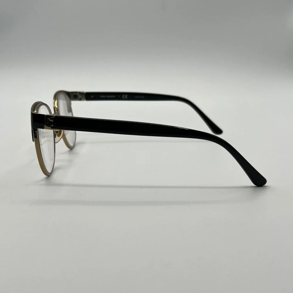 Tory Burch TY1054 3100 Black Gold Cat Eye Eyeglasses Frames with Case 50-18-140